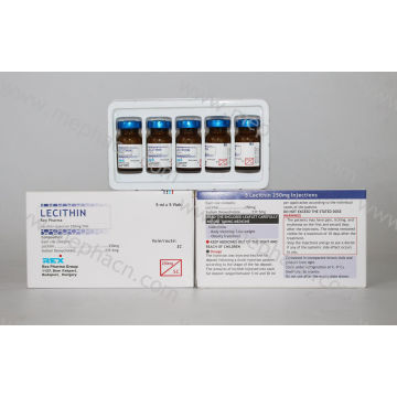 Injection de lécithine 250mg / 5ml pour perte de poids